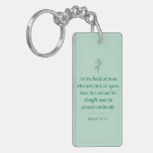 Hearts Seeking the Lord Christian キーホルダー (正面左)