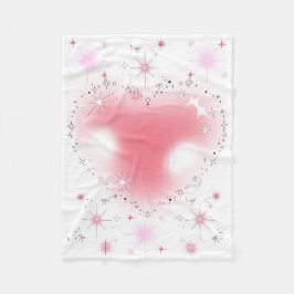 Hearts & Sparkles Baby フリースブランケット