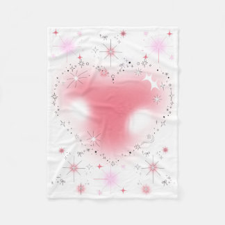 Hearts & Sparkles Baby フリースブランケット
