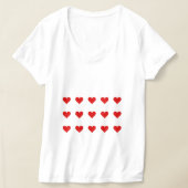 Hearts T-Shirt Tシャツ (レイダウン)
