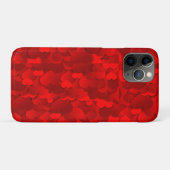 Hearts Texture Pattern Case-Mate iPhoneケース (裏面(横))