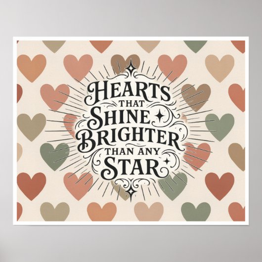 Hearts That Shine Brighter Than Any Star ポスター (正面)