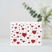 Hearts Valentines Day シーズンポストカード (スタンド正面)