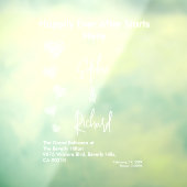 Hearts White Weddings Celebrating Love Romance ウィンドウサイン (シート3)