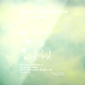 Hearts White Weddings Celebrating Love Romance ウィンドウサイン (シート3)