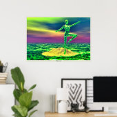 HeartSongプリント(1) ポスター (ホームオフィス)