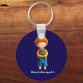  Heartwarming Feline Love キーホルダー (正面)