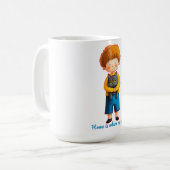  Heartwarming Feline Love コーヒーマグカップ (正面左)