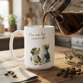 Heartwarming Gaze: Pour Some Love Custom コーヒーマグカップ