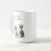 Heartwarming Gaze: Pour Some Love Custom コーヒーマグカップ (正面左)