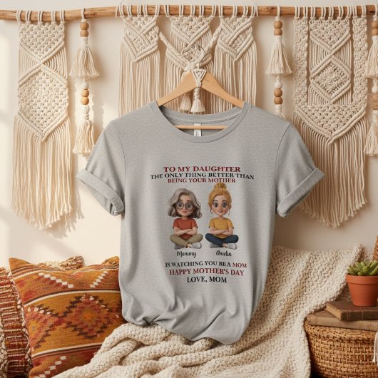 Heartwarming Motherhood Mother Daughter Bond Tシャツ