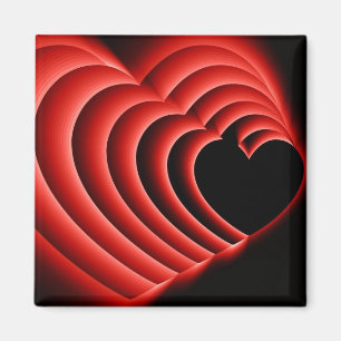HeartZoomRed マグネット