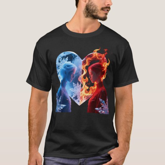 Heated Rivalry – Intense Competitive Energy Concep Tシャツ (正面)