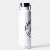HeatHead Black and White Water Bottle ウォーターボトル (正面)