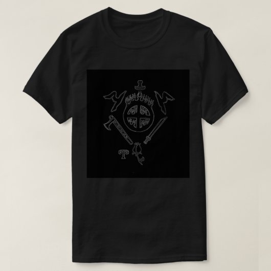 Heathen Pride T-shirt Preta Tシャツ (デザイン正面)