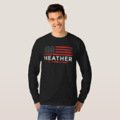 HEATHER AMERICAN FLAG  FOR HEATHER Tシャツ (正面フル)