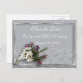 Heather and Lace日付ポストカードの保存 案内ポストカード (正面/裏面)