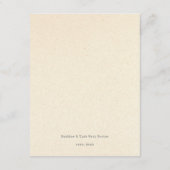 Heather & Dusk Graduation Gift Insert Card サンキューカード (裏面)