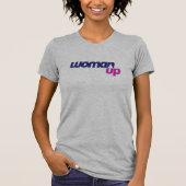 Heather GrayのBella Canvas WomanUp Tシャツ (正面)