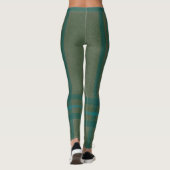 Heather Green Plaid レギンス (裏面)