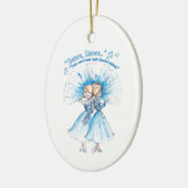 Heather Henryによる姉妹のクリスマスフランスの飾り セラミックオーナメント (左)