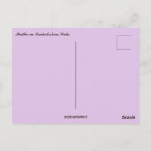 Heather in Pembrokeshire Wales ポストカード (裏面)