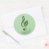 Heather Niemi Savage Logo Large Round Stickers ラウンドシール (封筒)