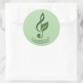 Heather Niemi Savage Logo Large Round Stickers ラウンドシール (バッグ)