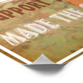 Heather Saulsburyによる地元の鶏のサポート ポスター