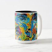 Heather Wycuff- inspired art ツートーンマグカップ (正面右)