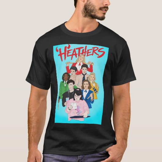 Heathers The Musical フルキャスト Tシャツ (正面)
