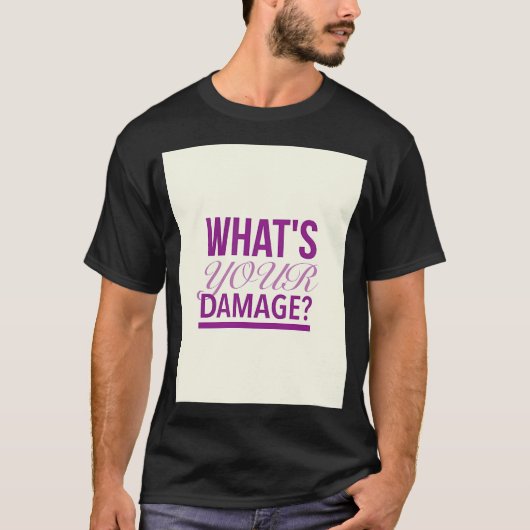 Heathers The Musical 引用 - What_s Your Damage(p Tシャツ (正面)