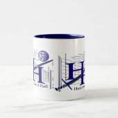 Heathwoodのバレーボールのマグ ツートーンマグカップ (中央)