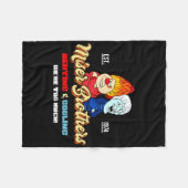 Heating And Cooling Brothers Christmas Retro  フリースブランケット (正面(横))
