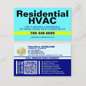 Heating and Cooling Qr Code | Residential HVAC 名刺