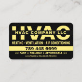 Heating & Cool Air Conditioning | Best Luxury HVAC 名刺 (正面)