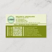 Heating & Cooling & Air Conditioning | Green HVAC 名刺 (裏面)