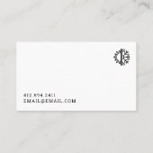 Heating & Cooling Business Card 名刺 (裏面)