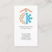 Heating Cooling Experts HVAC 名刺 (正面)