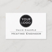 Heating Engineer Company Representative 名刺 (正面)