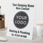 Heating Engineers or Heating & Plumbing Company 台座サイン (インサイチュ)