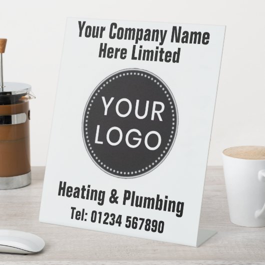 Heating Engineers or Heating & Plumbing Company 台座サイン (インサイチュ)