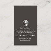 Heating Ventilation Air Conditioning Cooling Busin 名刺 (裏面)