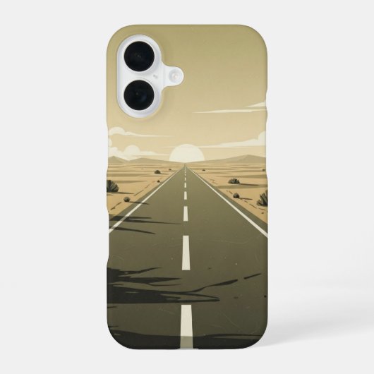 Heatline Horizon iPhone 16ケース (裏面)