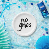 Heatthy Food PromotionwhiteのGMOなし ペーパープレート (パーティー)