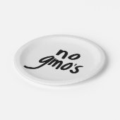 Heatthy Food PromotionwhiteのGMOなし ペーパープレート (アングル)