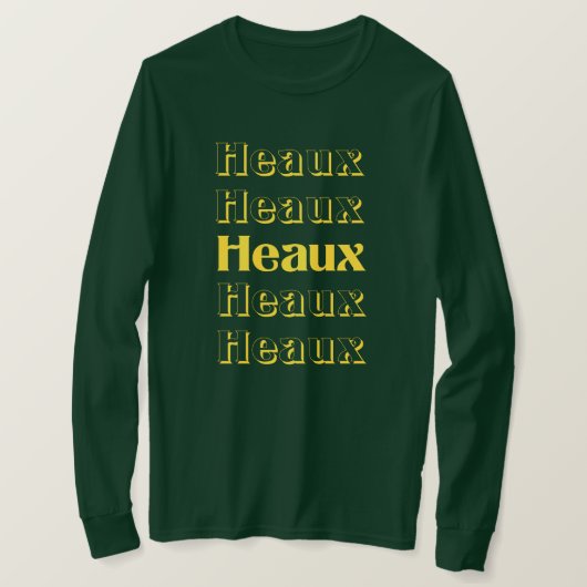 Heaux Heaux Heauxのケージャンのルイジアナのクリスマスのワイシャツ Tシャツ (デザイン正面)