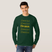 Heaux Heaux Heauxのケージャンのルイジアナのクリスマスのワイシャツ Tシャツ (正面フル)