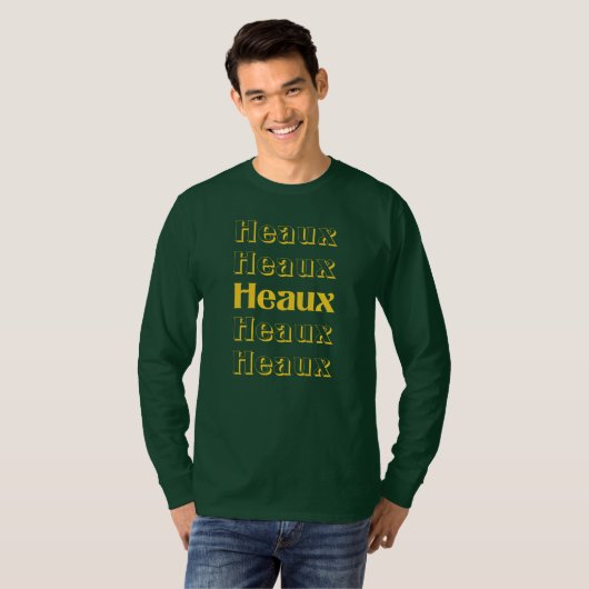 Heaux Heaux Heauxのケージャンのルイジアナのクリスマスのワイシャツ Tシャツ (正面フル)