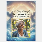 Heaven and Angels Celebration Of Life Photo マグネット (正面)